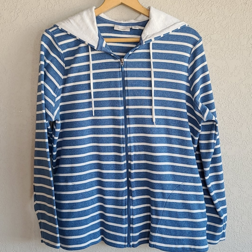 L.L. Bean French Sailor's Hoodie XL